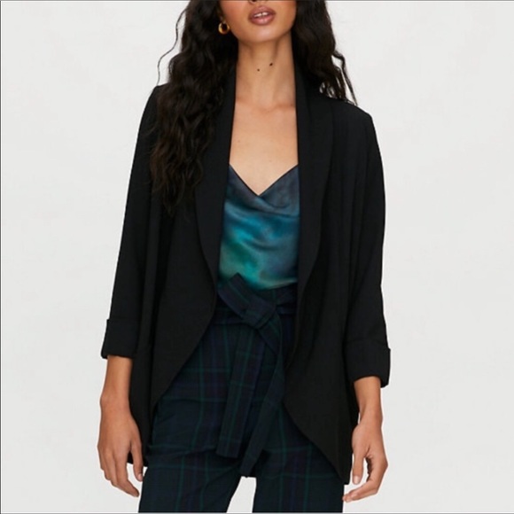 Aritzia Jackets & Blazers - Aritzia Wilfred Chevalier Open-front Blazer Jacket